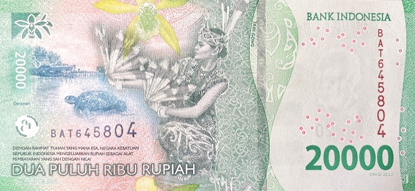 PN166 Indonesia - 20.000 Rupiah Year 2022
